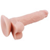 T-Skin Real Gode réaliste Flatterer 14 x 4 cm Flesh